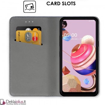 Telone smart magnet serijos atverčiamas dėklas - juodas (K51S/K41S) Telone smart magnet serijos atverčiamas dėklas - juodas (K51S/K41S)